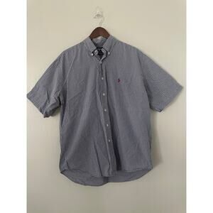 Ralph Lauren Blue Checked Blake Shirt sz Large